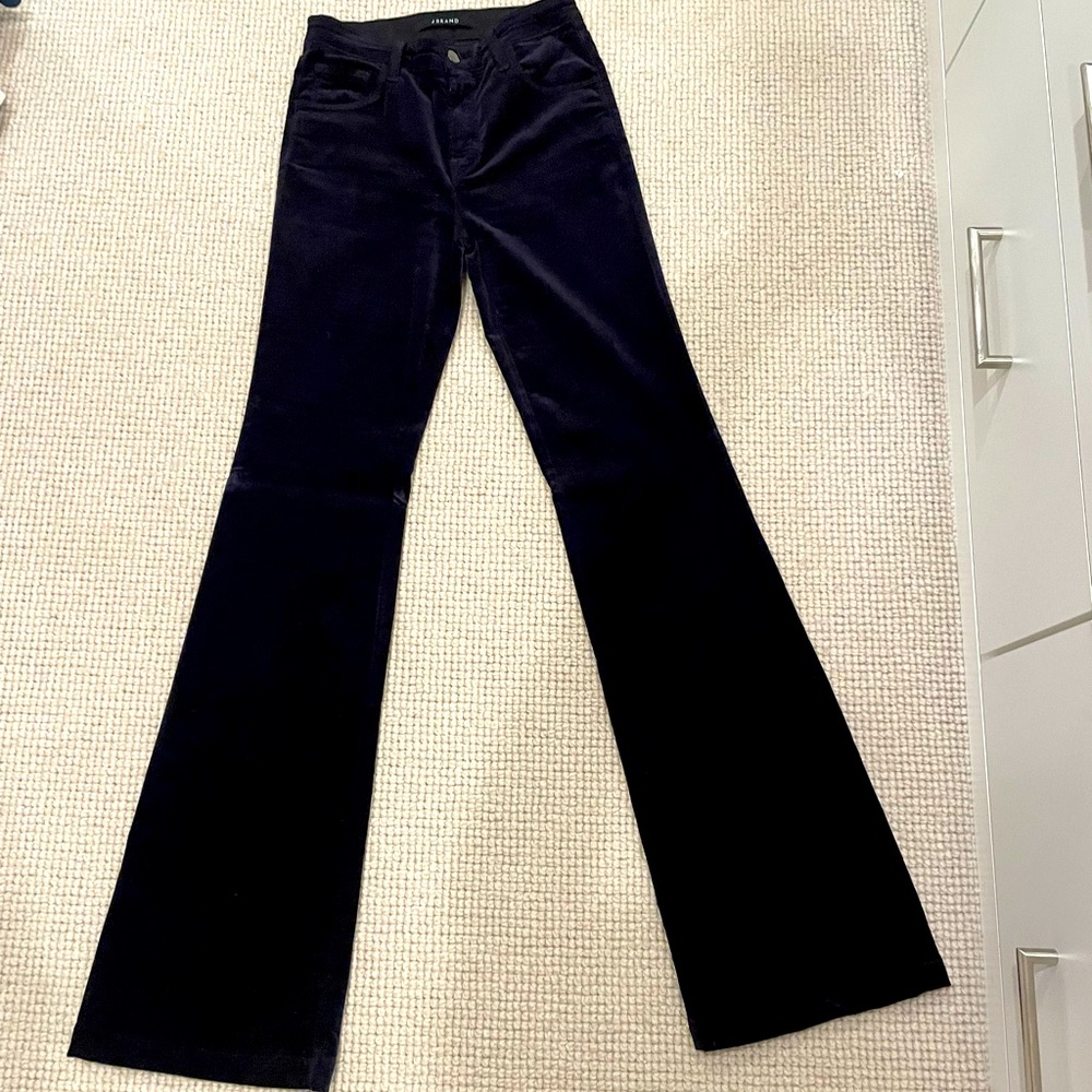 JBrand flared velvet pants!